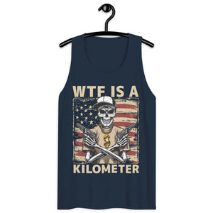 wtf is a kilometer tank top Men’s premium tank top