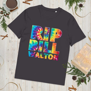 RIP Bill Walton Tie Dye Unisex organic cotton t-shirt