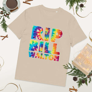 RIP Bill Walton Tie Dye Unisex organic cotton t-shirt