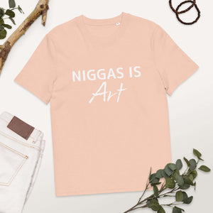 NIGGAS IS ART Unisex organic cotton t-shirt