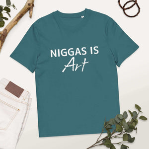 NIGGAS IS ART Unisex organic cotton t-shirt