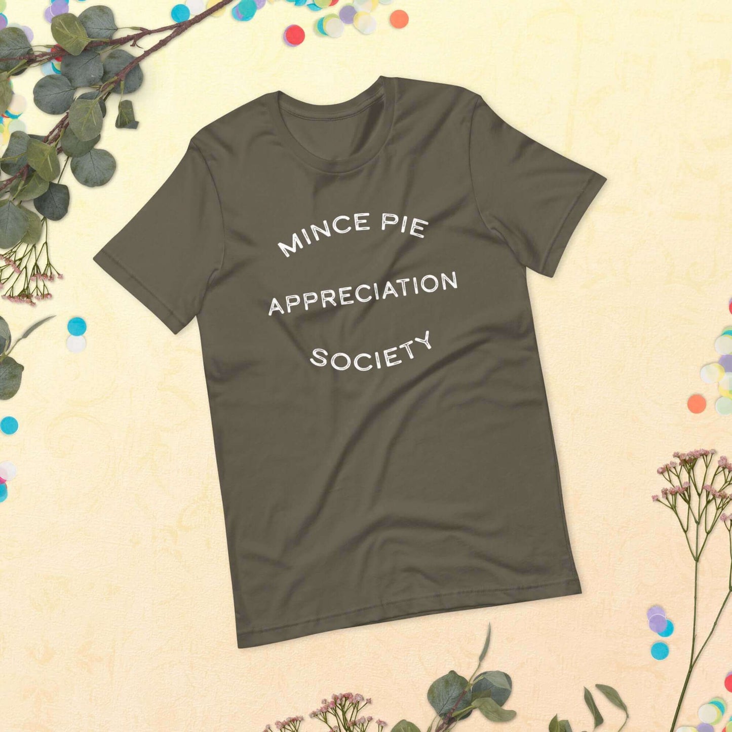 Mince Pie Appreciation Society Unisex T-shirt