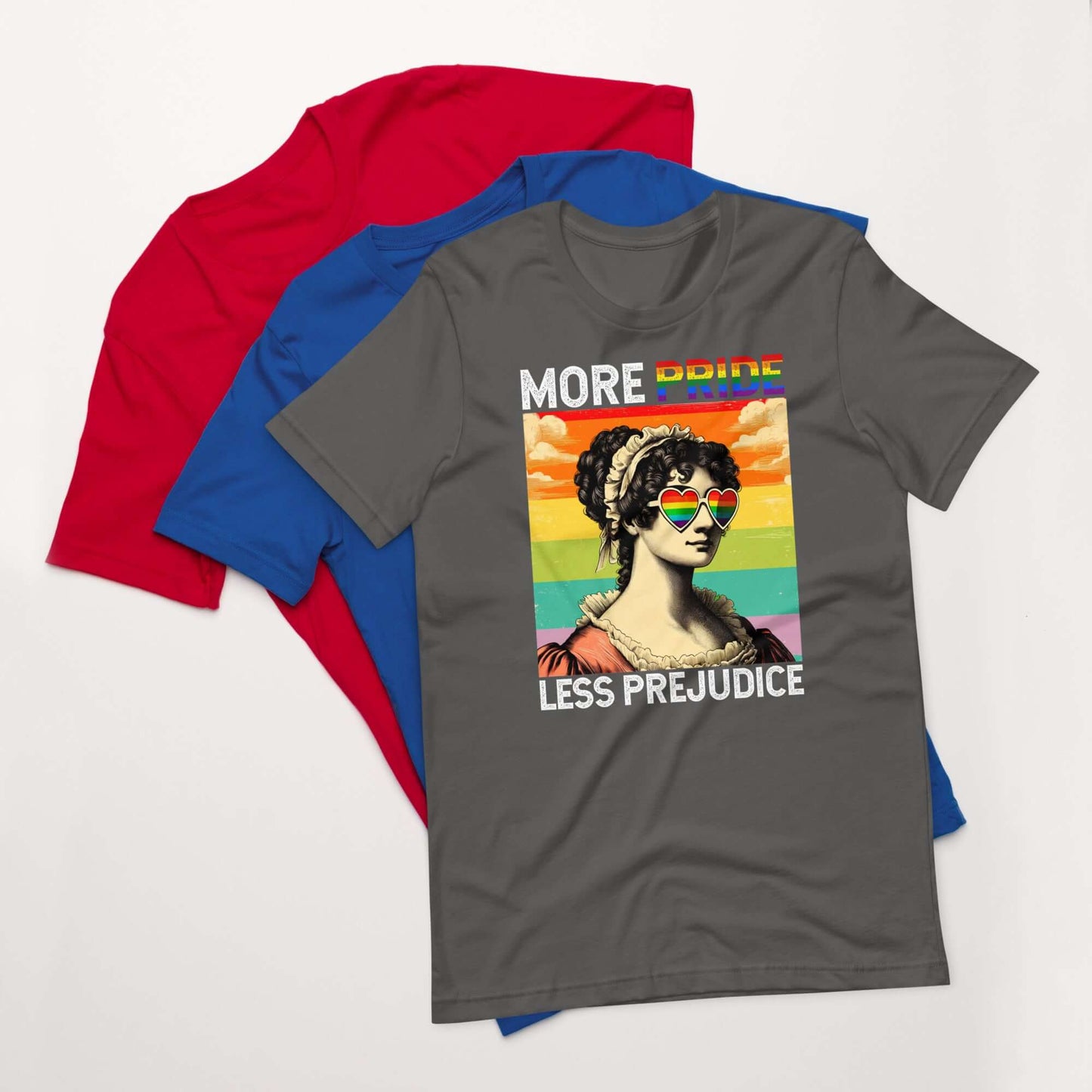 More Pride Less Prejudice Pride Unisex t-shirt