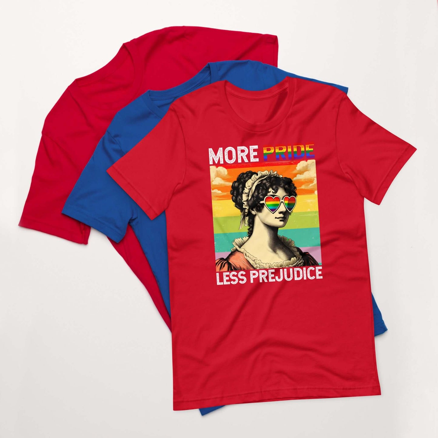 More Pride Less Prejudice Pride Unisex t-shirt