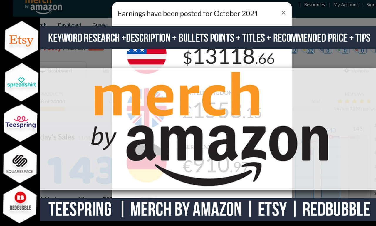 Merch By Amazon | Merch On Demand Best Selling T-Shirt Designs
